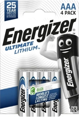 Energizer Ultimate Lithium AAA LR03/4 (4ks)