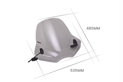 Plexi štít PUIG TOURING II 5267W průhledná