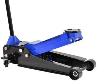 Pojízdný hydraulický zvedák 4t, nízkoprofilový, 95 - 550 mm, dvojitá pumpa - GEKO PREMIUM GEKO G02196