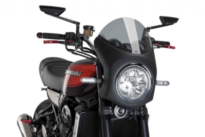 Plexi štít PUIG SEMI-FAIRING 9595H matná černá kouřová