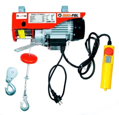 Elektrický lanový naviják 400/800 230V MAR-POL M80791