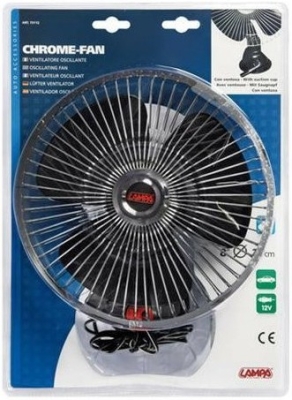 Ventilátor 12V FAN 20cm na přísavku