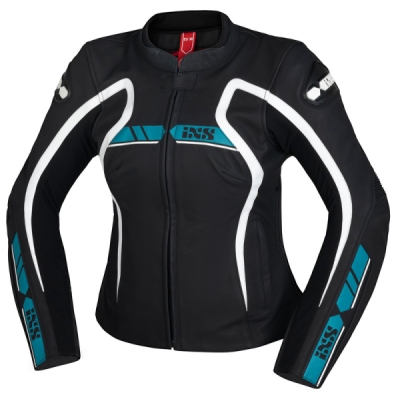 Dámská sportovní bunda iXS X73008-370-38D RS-600 1.0 X73008 černo-tyrkysová 38D