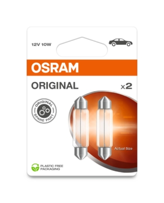 Žárovka Osram C10W, Original 6411-2BL