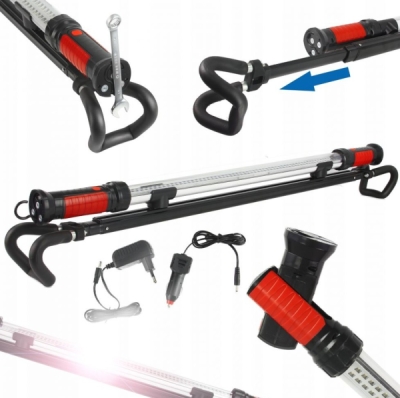 Montážní LED lampa (nabíjecí) s držákem 110-182cm MAR-POL M82738