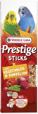 Tyčinky Versele-Laga Prestige malý papoušek se zeleninou a pampeliškou 60g 2ks