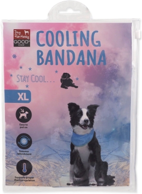 Šátek Dog Fantasy chladící XL 50-62 cm