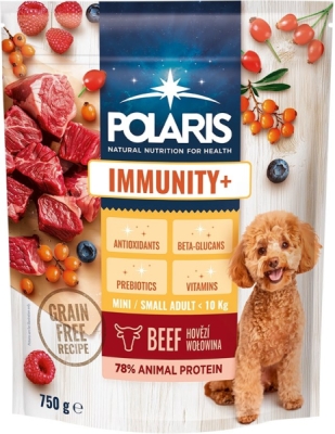 Polaris Immunity Dog Adult small & mini Hovězí GF 750 g