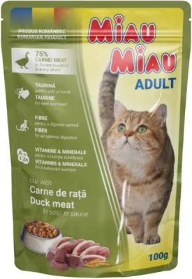 Miau Miau Cat kachní, kapsa 100 g