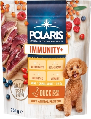 Polaris Immunity Dog Adult small & mini Kachní GF 750 g