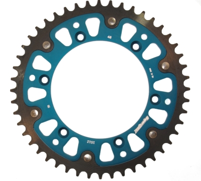 Řetězová rozeta SUPERSPROX STEALTH RST-1512:48-BLU modrá 48 zubů, 520