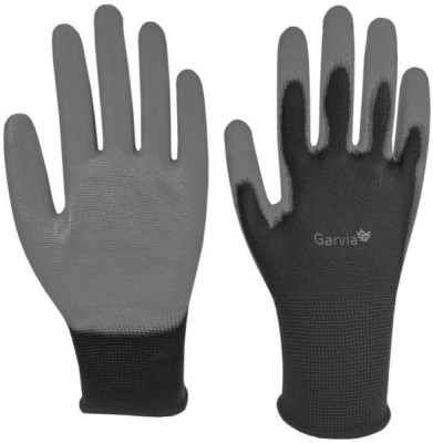 Rukavice zahradní vel. 8 PU grey Garvia 22041