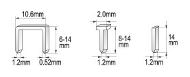 Sešívačka čalounická 10,6 mm Yato YT-7003