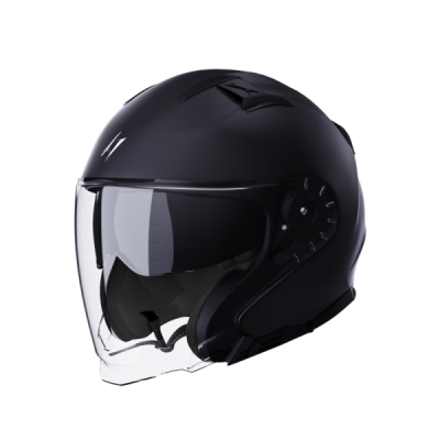 Open face helmet STORMER 408-F01-A01-07 RIVAL matná černá XS