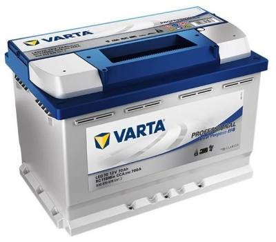 Trakční baterie Varta Professional Dual Purpose EFB 12V, 70Ah, 760A, LED 70
