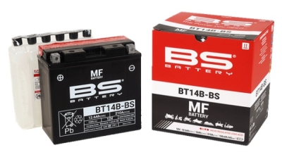 Bezúdržbová motocyklová baterie BS-BATTERY BT14B-BS (YT14B-BS)