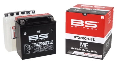 Bezúdržbová motocyklová baterie BS-BATTERY BTX20CH-BS (YTX20CH-BS)