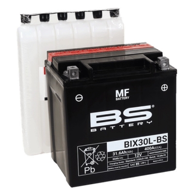 Bezúdržbová motocyklová baterie BS-BATTERY BIX30L-BS