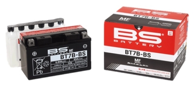 Bezúdržbová motocyklová baterie BS-BATTERY BT7B-BS (YT7B-BS)