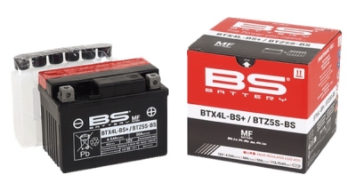 Bezúdržbová motocyklová baterie BS-BATTERY BTX4L-BS (YTX4L-BS)