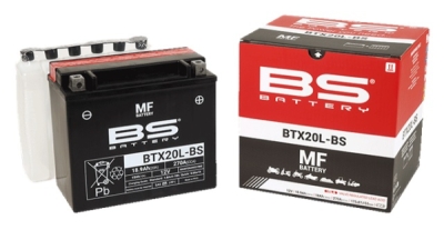 Bezúdržbová motocyklová baterie BS-BATTERY BTX20L-BS (YTX20L-BS)