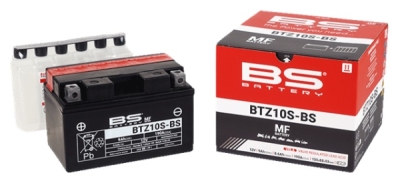 Bezúdržbová motocyklová baterie - max. 20° náklon BS-BATTERY BTZ10S-BS (YTZ10S-BS)
