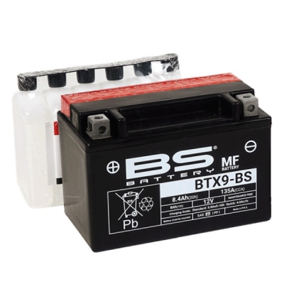 Bezúdržbová motocyklová baterie BS-BATTERY BTX9-BS (YTX9-BS)