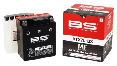 Bezúdržbová motocyklová baterie BS-BATTERY BTX7L-BS (YTX7L-BS)