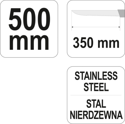 Yato Nůž k řezání stavebních izolačních hmot 500 mm