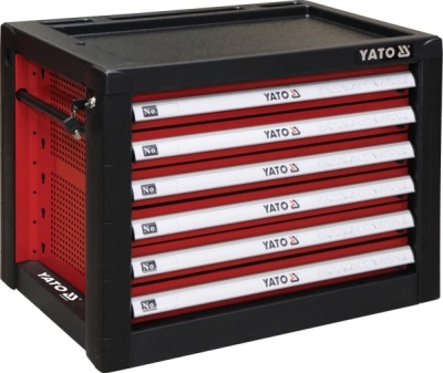 Yato YT-09155 servisní skříň se 6 zásuvkami, 690x465x535 mm, ABS, 25 kg