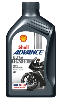 Motorový olej Shell Advance Ultra 4T 15W-50, 1L