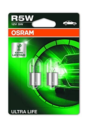 Žárovka Osram R5W, Ultra Life 5007ULT-02B