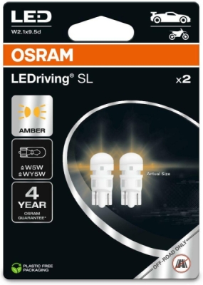 Žárovka Osram W5W, Ledriving SL 2827DYP-2BL