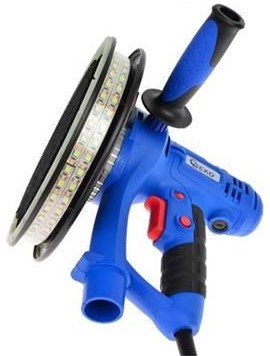 Bruska na sádrokarton 800W, 190mm s LED osvětlením a vakem GEKO G80267