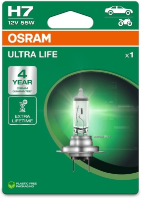 Žárovka Osram H7, Ultra Life 64210ULT-1BL