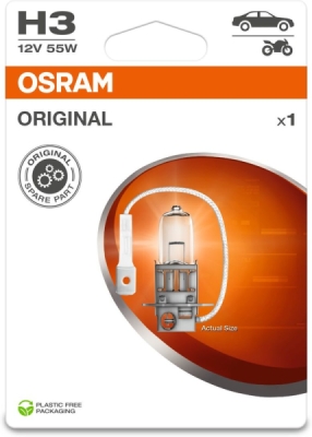 Žárovka Osram H3, Original 64151-1BL