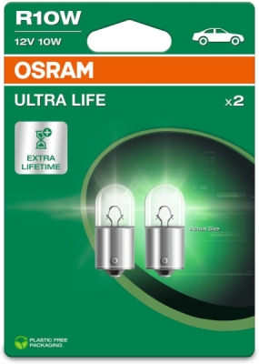 Žárovka Osram R10W, Ultra Life 5008ULT-2BL
