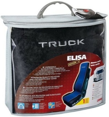 Potah sedadel TRUCK "ELISA" černo-šedý, 1 ks