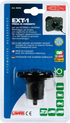 Zapalovač - zásuvka externí 12/24V 20A