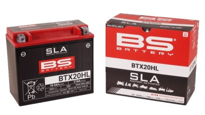 Továrně aktivovaná motocyklová baterie BS-BATTERY BTX20L (FA) (YTX20L (FA)) SLA