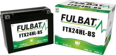 Bezúdržbová motocyklová baterie FULBAT FTX24HL-BS (YTX24HL-BS)