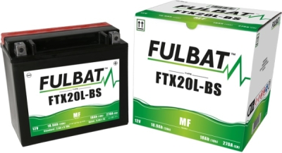Bezúdržbová motocyklová baterie FULBAT FTX20L-BS (YTX20L-BS)