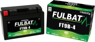 Bezúdržbová motocyklová baterie FULBAT FT9B-4 (YT9B-4)
