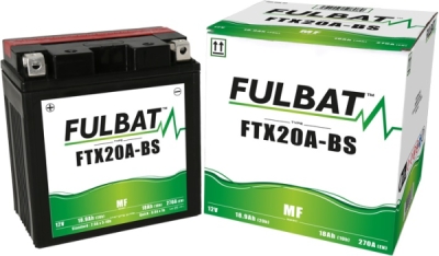 Bezúdržbová motocyklová baterie FULBAT FTX20A-BS (YTX20A-BS)