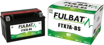 Bezúdržbová motocyklová baterie FULBAT FTX7A-BS (YTX7A-BS)