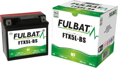 Bezúdržbová motocyklová baterie FULBAT FTX5L-BS (YTX5L-BS)