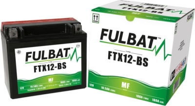 Bezúdržbová motocyklová baterie FULBAT FTX12-BS (YTX12-BS)