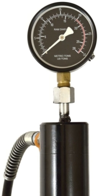 Hydraulický dílenský lis 20t, s manometrem GEKO G02087