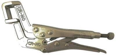 Rychloupínací kleště samosvorné, klempířské na lemy, 164 mm, zahnuté čelisti - ASTA A-FD06