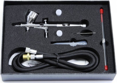 Airbrush - stříkací pistolka s regulací + 3 trysky MAR-POL M80665